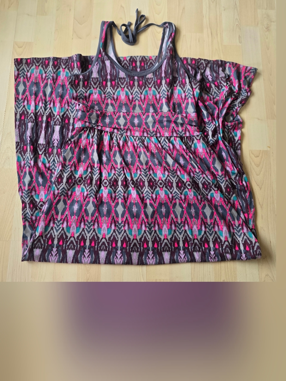 Mountain Hardwear Ikat Sleeveless Everyday Perfect Maxi Dress Size Large